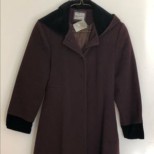 Rothschild wool blend girls winter dress coat